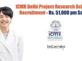 ICMR Delhi Biological Sciences