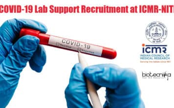 ICMR-NITM COVID-19 Lab Jobs
