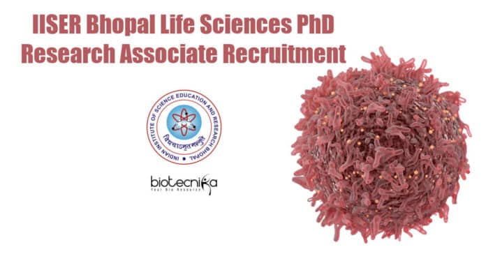 IISER Bhopal PhD RA