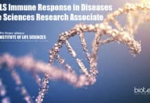 Govt ILS Immune Response in Diseases Life Sciences Research Associate ILS Bhubaneswar Research LifeSciences