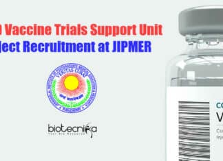 COVID Vaccine Trials Support Unit Project Recruitment at JIPMER JIPMER Life Science Jobs