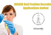 JNCASR R&D Position Recruitment – Applications Invited JNCASR R&D Position Recruitment