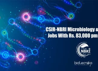 CSIR-NBRI Microbiology & Botany Jobs With Rs. 83,000 pm Salary NBRI Technical Officer Jobs