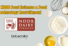 Govt NDDB Food Science & Food Technology Recruitment NDDB Food Science