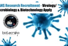 NIMHANS Research Recruitment – Virology/ Microbiology & Biotechnology Apply NIMHANS Bengaluru JRF Job