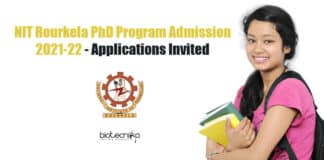 NIT Rourkela PhD Admission