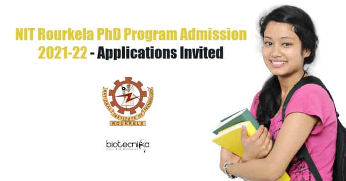 NIT Rourkela PhD Admission