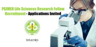 PGIMER Vacancies Life Science
