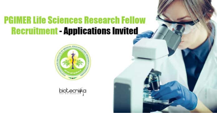 PGIMER Vacancies Life Science