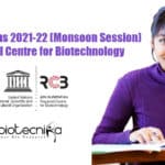 RCB PhD Admissions 2021-22