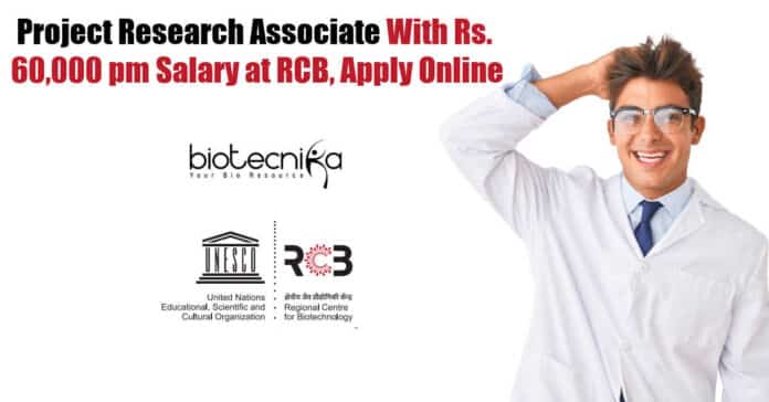 Research Associate Jobs RCB