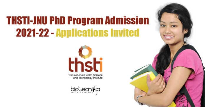 THSTI JNU PhD 2021-22