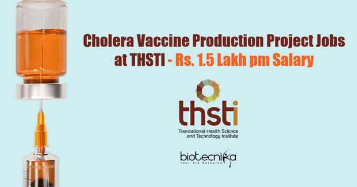 THSTI Lab Vacancies