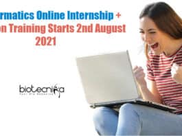 Bioinformatics Internship Online