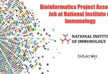 Bioinformatics Project Associate Job at National Institute of Immunology Bioinformatics Project Associate