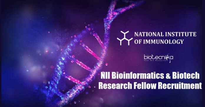 Bioinformatics SRF Job