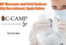 C-CAMP Museums and Field Stations Facility Recruitment, Apply Online C-CAMP Museums and Field
