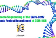 Genome Sequencing of the SARS-CoV2 Variants Project Recruitment at CSIR-IICB CSIR-IICB SARS-CoV2 Project