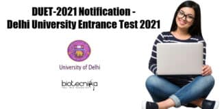 DUET-2021 Notification