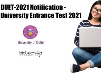 DUET-2021 Notification
