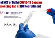 Govt. of NCT of Delhi COVID-19 Genome Sequencing Lab at ILB Recruitment COVID-19 Lab Jobs