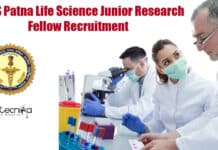 AIIMS Patna Life Science Junior Research Fellow Recruitment AIIMS Patna JRF