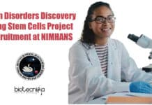 Brain Disorders Discovery Using Stem Cells Project Recruitment at NIMHANS NIMHANS Bangalore Vacancies