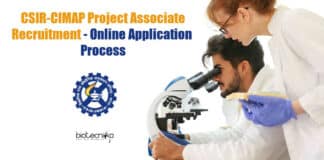 CSIR-CIMAP Project Associate