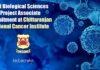 Govt Biological Sciences Project Associate Recruitment at Chittaranjan National Cancer Institute Govt Biological Science Project