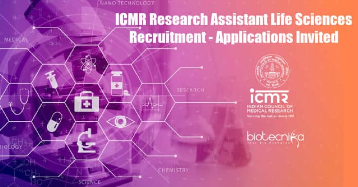 ICMR Delhi Research Assistant