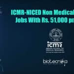 ICMR-NICED Non Medical Scientist