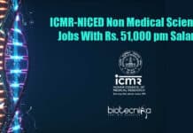 ICMR-NICED Non Medical Scientist