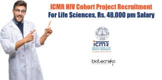 ICMR Project Jobs