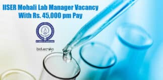 IISER Mohali Lab Manager