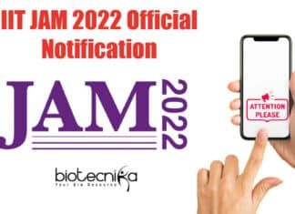 IIT JAM 2022 Official Notification – Eligibility, Dates, Application Process, Deadline IIT JAM 2022 Notification