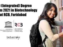 Integrated PhD 2021 Biotechnology