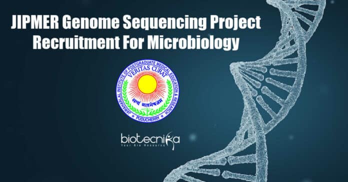 JIPMER Microbiology Vacancy
