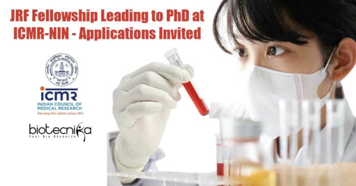 JRF Fellowship to PhD