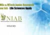 NIAB MSc & MTech Junior Research Fellow Job – Life Sciences Apply NIAB JRF