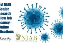 Govt NIAB Senior Research Fellow Job Vacancy – Online Applications NIAB SRF Vacancy