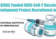BIRAC Funded SARS-CoV-2 Vaccine Development Project Recruitment at NII NII PhD
