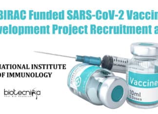 BIRAC Funded SARS-CoV-2 Vaccine Development Project Recruitment at NII NII PhD