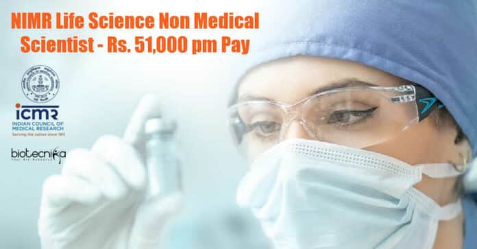 NIMR Non Medical Scientist