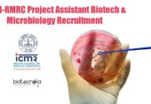 ICMR-RMRC Project Assistant Biotech & Microbiology Recruitment RMRC Project Jobs