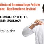 National Institute of Immunology Fellow Recruitment – Applications Invited SRF Job at NII