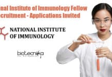 National Institute of Immunology Fellow Recruitment – Applications Invited SRF Job at NII