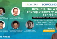 Dive Into The World of Drug Discovery With Schrödinger – A Biotecnika EXCLUSIVE Webinar Series Schrödinger Drug Discovery Webinar