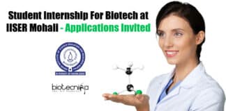 Student Internship For Biotech
