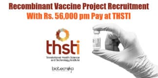 THSTI Vaccine Research Jobs