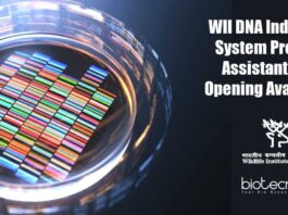 WII Life Science Vacancy